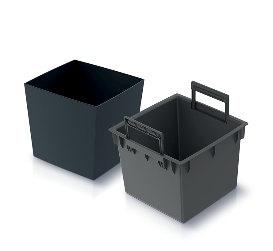 Prosperplast Urbi Square Low - Bloempot - Vierkant