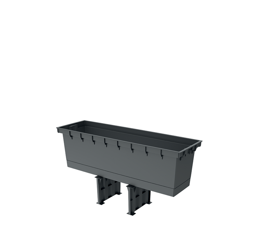 Plantbak Urbi Case M - Antraciet of wit - 77 x 40 cm