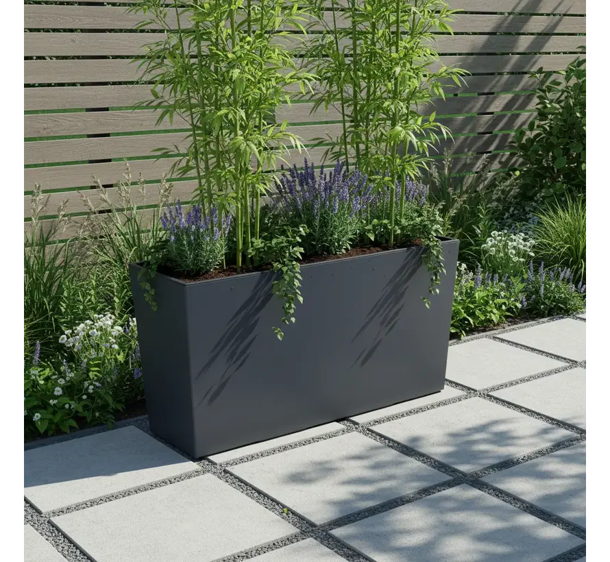 Plantbak Urbi Case M - Antraciet of wit - 77 x 40 cm