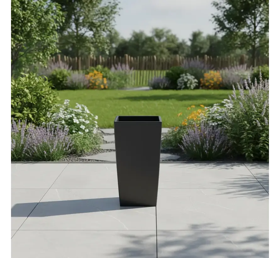 Prosperplast Urbi Square Antraciet - Bloempot - 2 maten