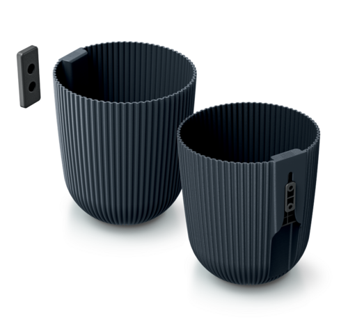 Prosperplast Muur bloempot Milly - 5 kleuren - 14,6 cm - 2,1 liter