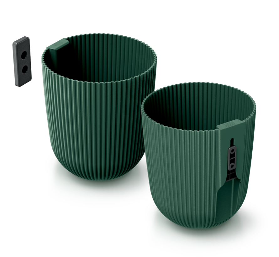 Muur bloempot Milly - 5 kleuren - 14,6 cm - 2,1 liter