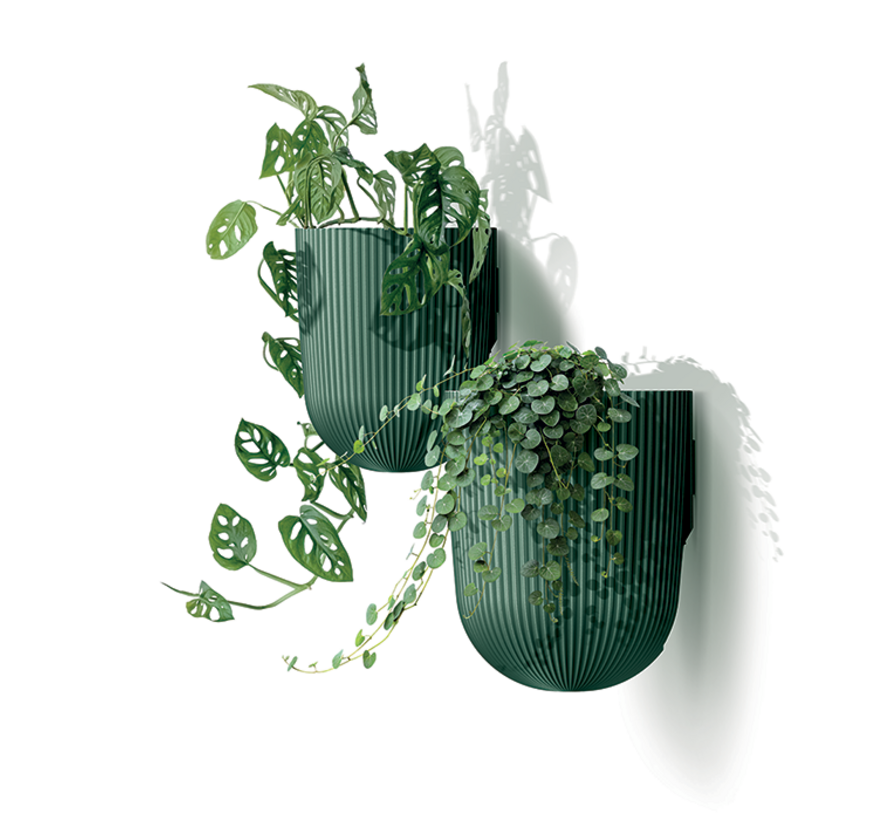 Muur bloempot Milly - 5 kleuren - 14,6 cm - 2,1 liter