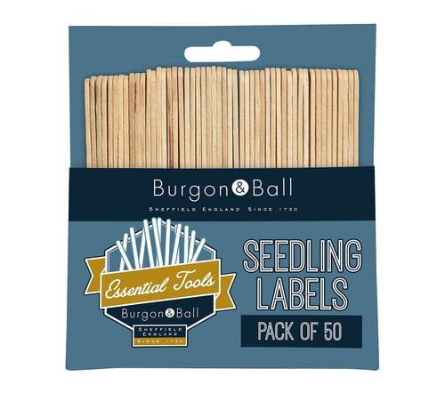 Burgon & Ball RHS zaailingen plantlabels - 100% beukenhout - 50 stuks
