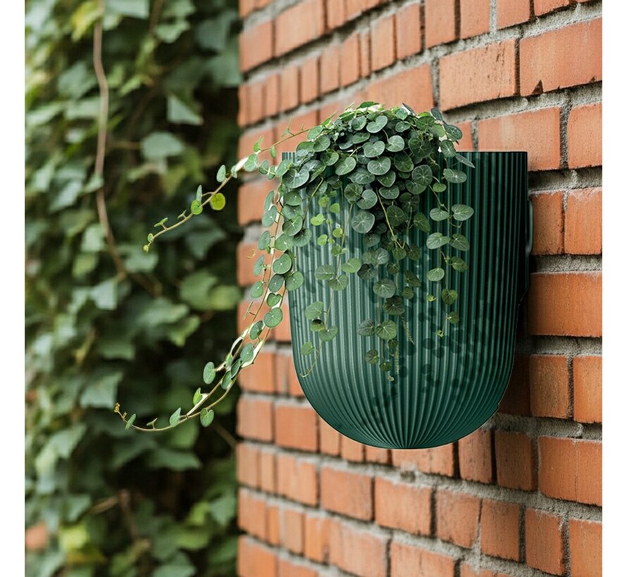 Muur bloempot Milly - 5 kleuren - 14,6 cm - 2,1 liter