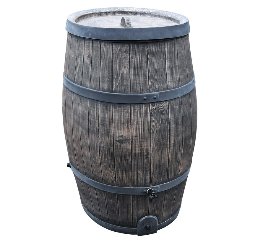Roto regenton 800 liter - Bruin - Inclusief kraan en winterstop