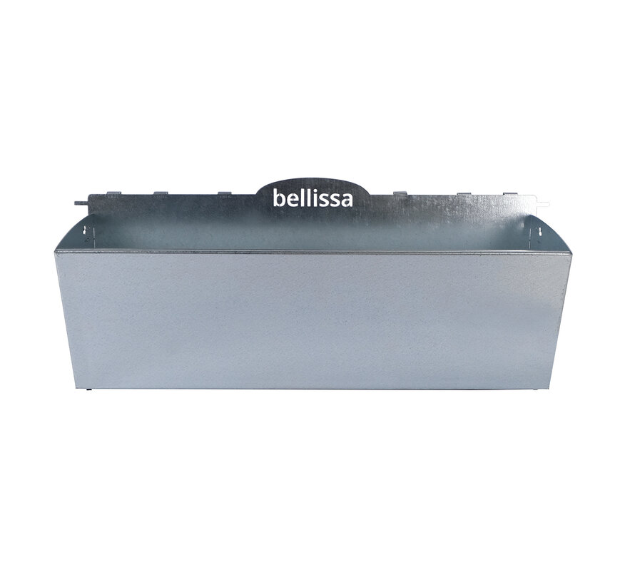 Bellissa Origami Plantenbak - M - Gegalvaniseerd staal