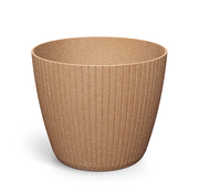 Prosperplast Lamia Round Bloempot - ECO Wood - 3 maten - Naturo