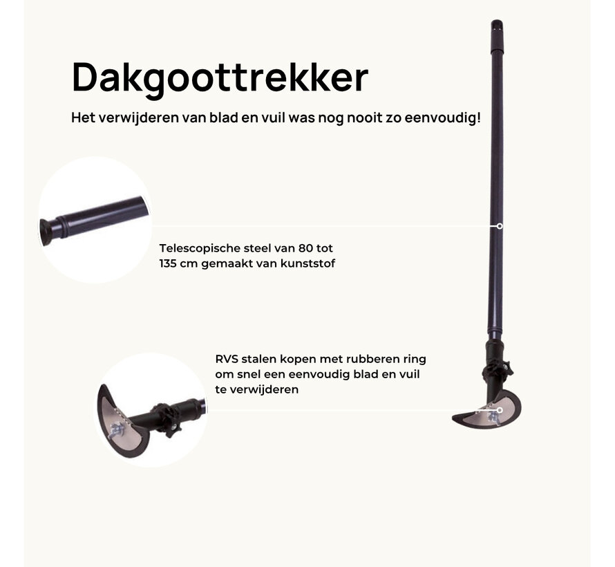 Dakgoottrekker - Dakgootreiniger