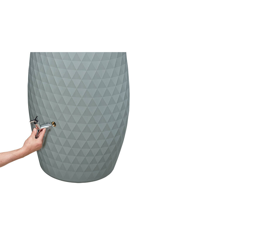 Garantia Triagon regenton - 230 liter - 3 kleuren - Plantenbak