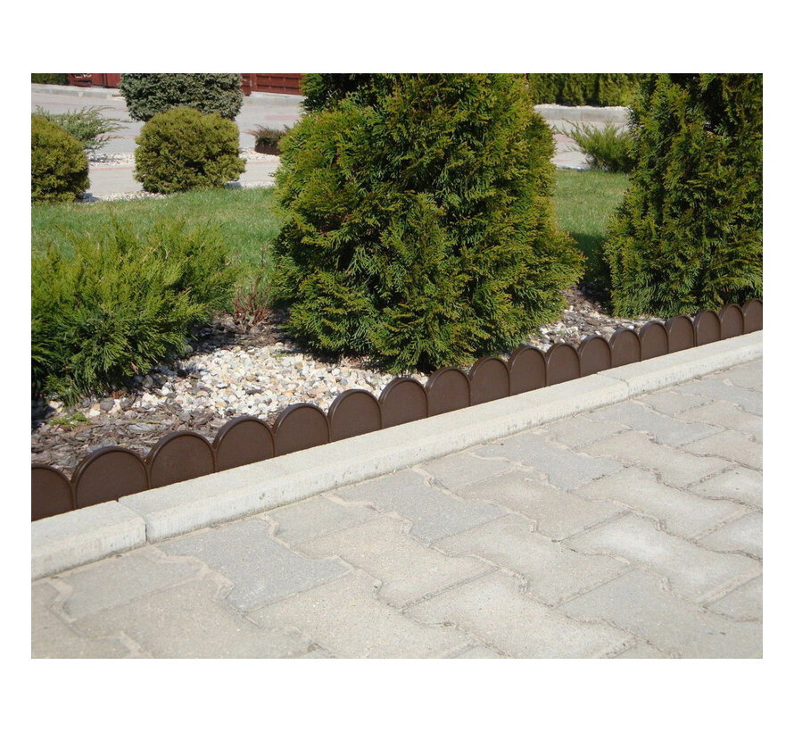 Prosperplast Line Edgin bruin - Borderrand - 10 meter