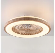 LumenXL Plafondventilator met verlichting - Starry - Houtlook of zwart