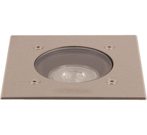 Franssen Verlichting Grondspot - GU-10 Led - 5,4w - 3000K - Vierkant