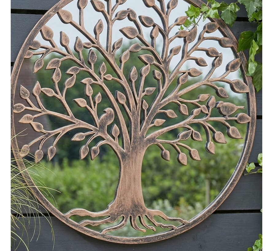 Tuinspiegel Tree of Life - 65 cm - Rond