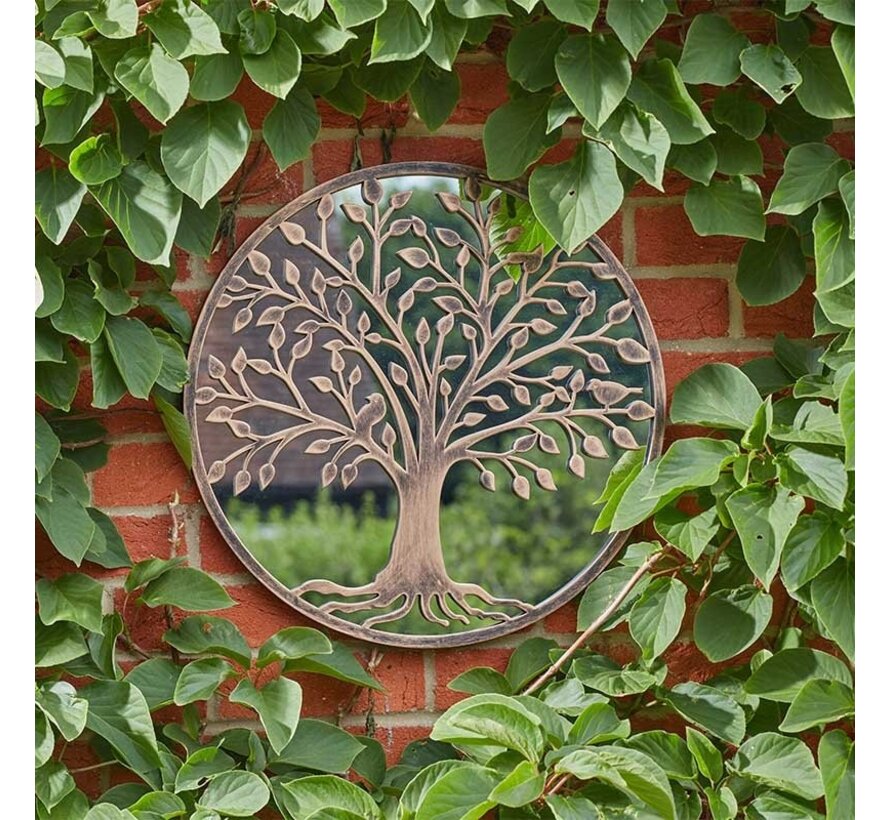 Tuinspiegel Tree of Life - 65 cm - Rond