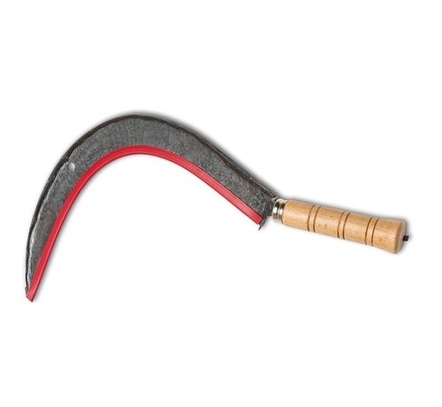 Polet Polet Hand sikkel - Koolstofstaal - Houten heft - 50 cm