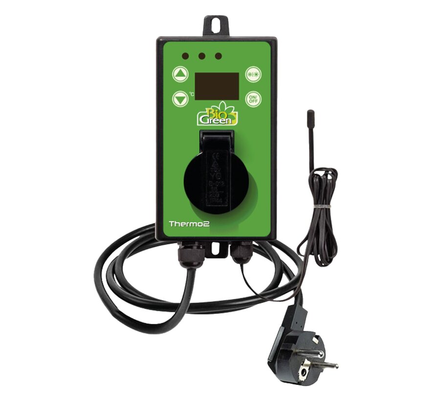 Biogreen Thermo 2 - Digitale thermostaat - Verwarming & koeling