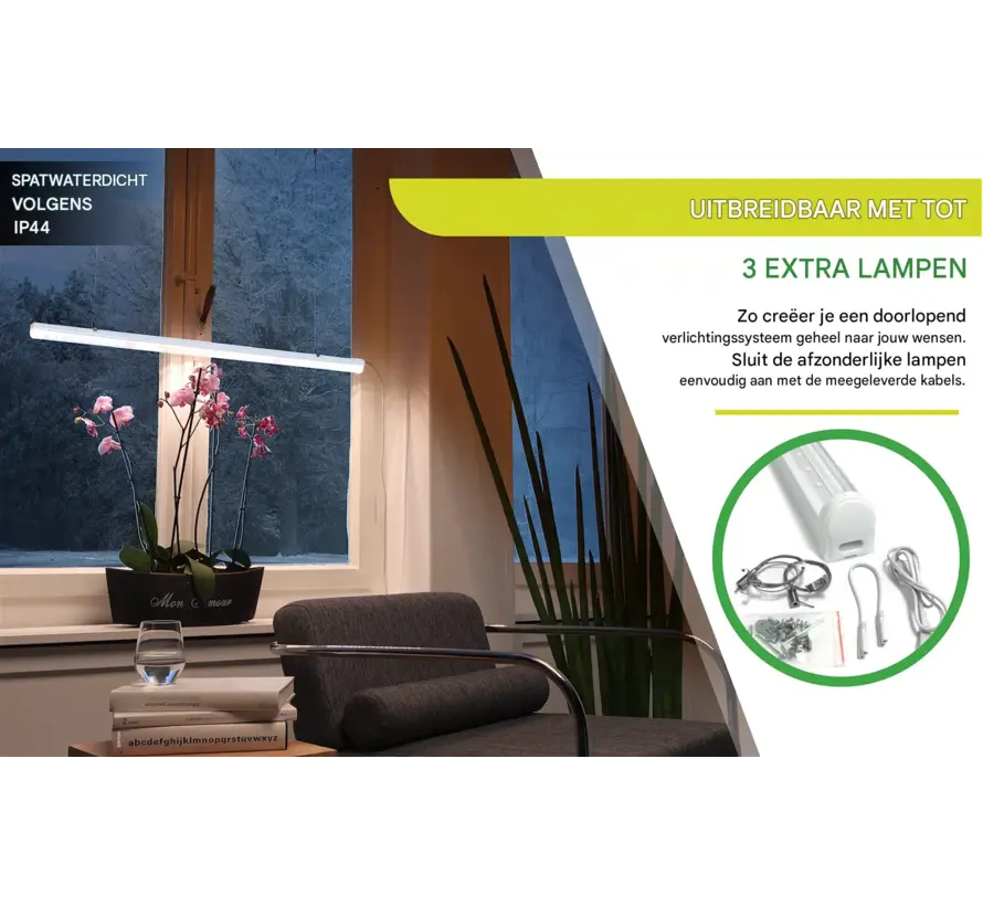 Biogreen Florabooster 200 - Plantenlamp met full-spectrum LED - Diverse lengtes