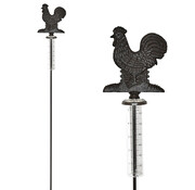 Meuwissen Agro Meuwissen Agro Regenmeter Haan - Gietijzeren ornament - 94,5 cm