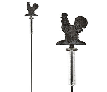 Meuwissen Agro Meuwissen Agro Regenmeter Haan - Gietijzeren ornament - 94,5 cm