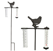 Meuwissen Agro Meuwissen Agro Regenmeter en thermometer Koolmees - 83 cm