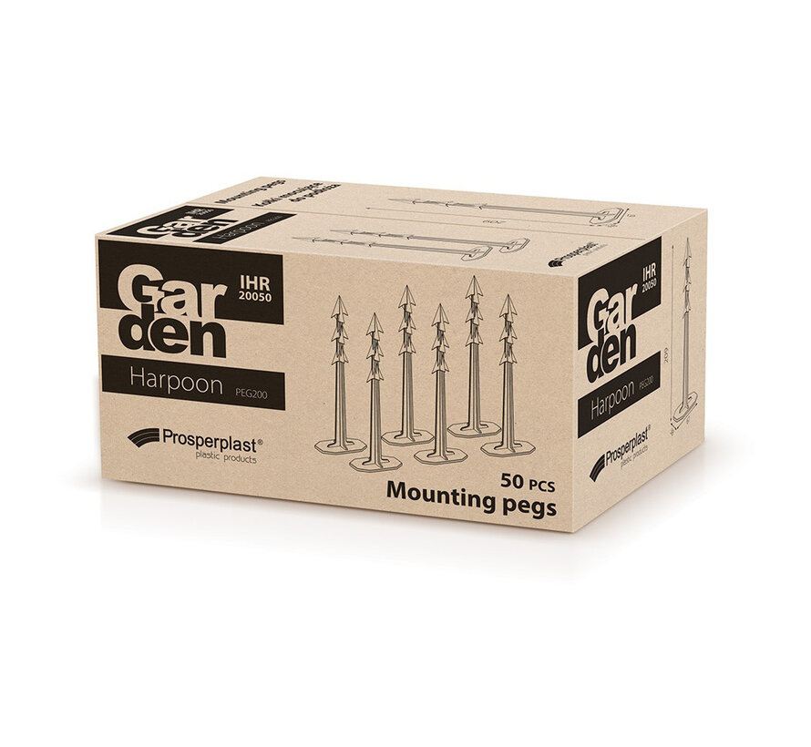 Prosperplast Gronddoekpennen Harpoon - 20,9 cm - 50 stuks