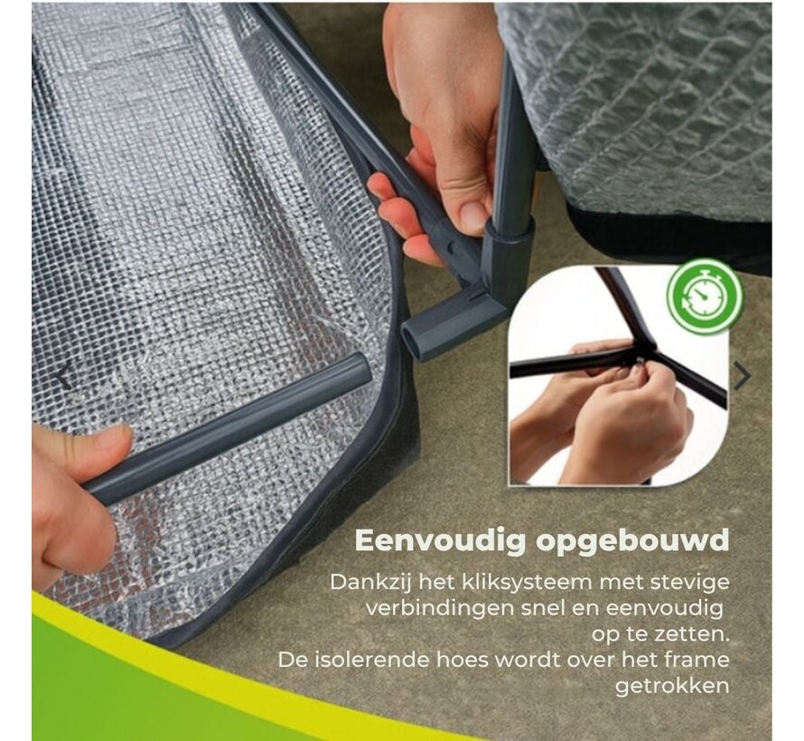 BioGreen ICEDOME ThermoPLUS Deluxe Overwinteringstent - 120 x 120 x 183 cm