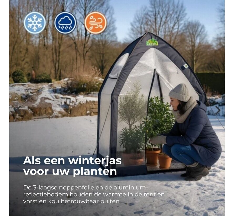 BioGreen ICEDOME ThermoPLUS Deluxe Overwinteringstent - 120 x 120 x 183 cm