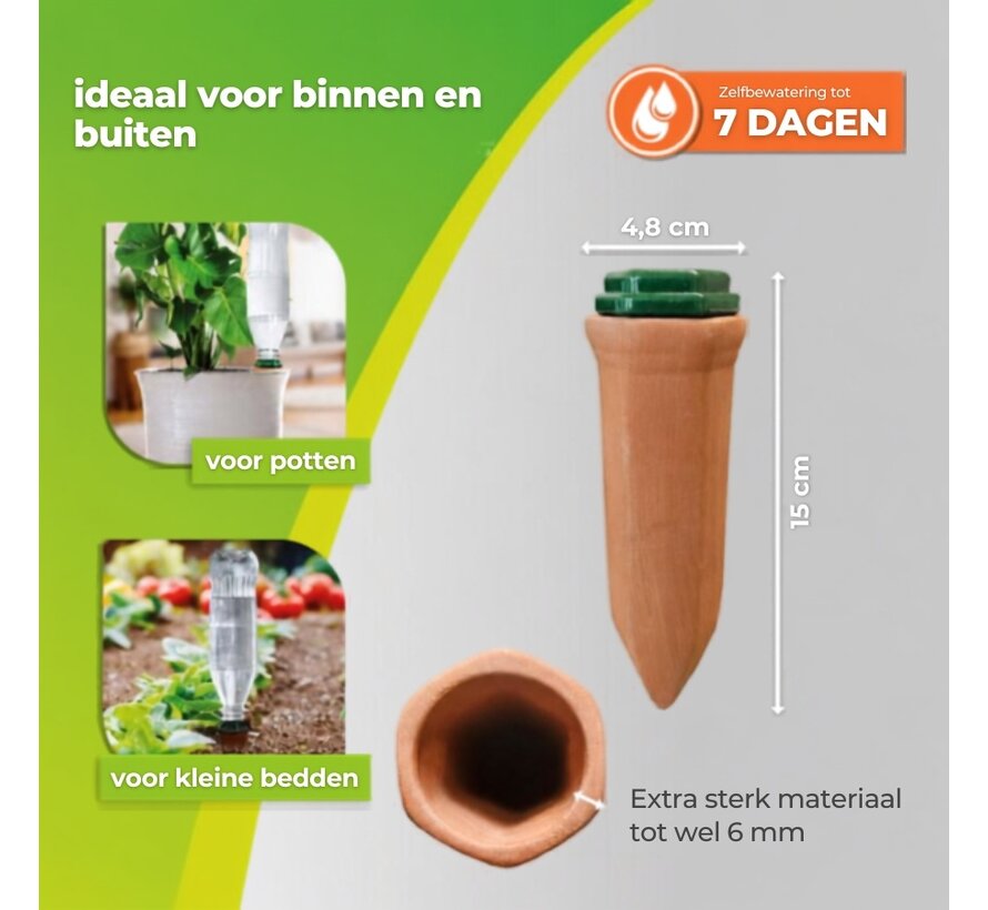 BioGreen Hydro Classic Druppelaar voor petfles - Set van 4