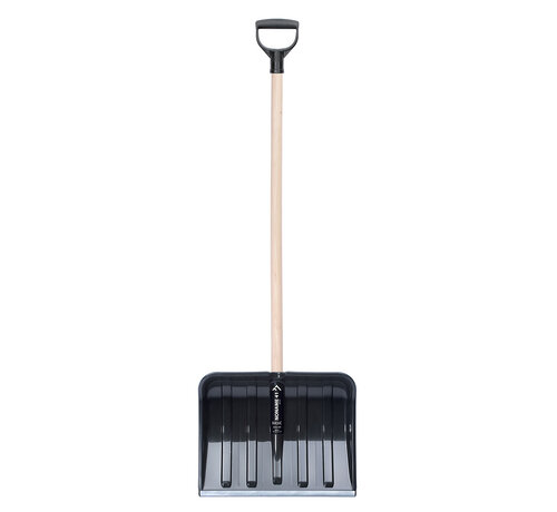 Prosperplast Prosperplast Practic Basic Sneeuwschuiver - Zwart met houten steel - 123 cm