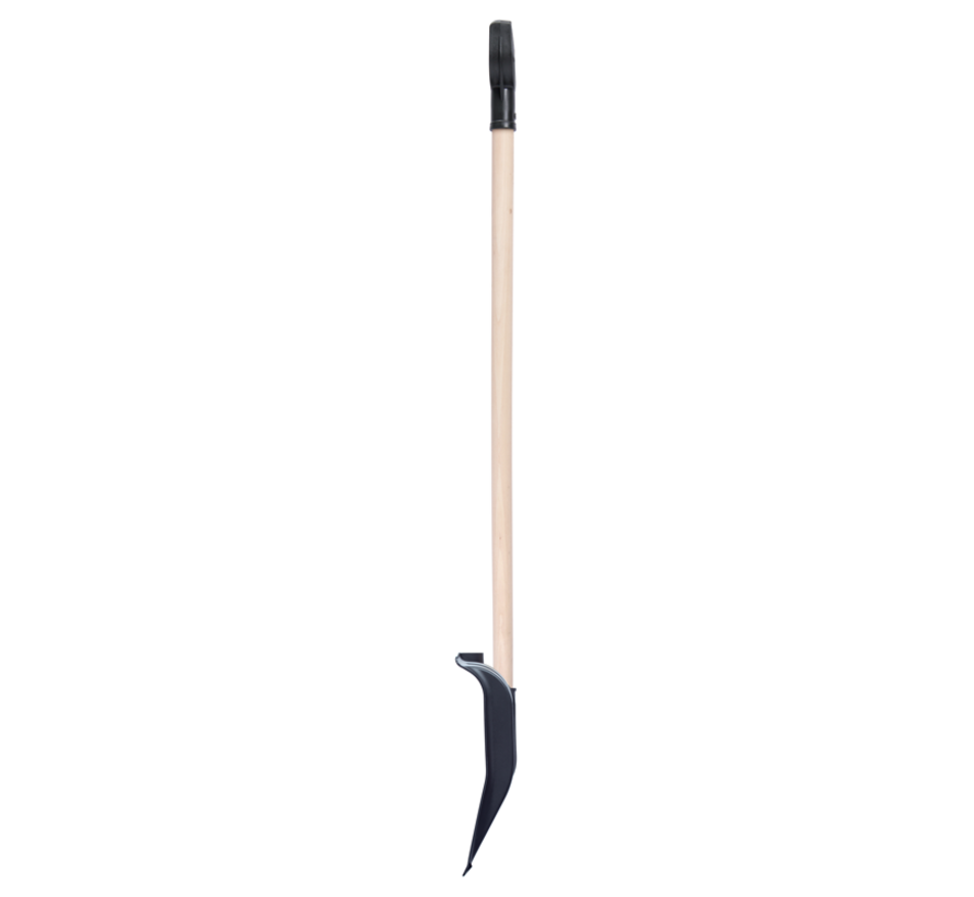 Prosperplast Practic Basic Sneeuwschuiver - Zwart met houten steel - 123 cm