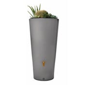 Garantia Regenton Vaso 220 liter - 2 in 1 + Plantenbak + Vulautomaat - Lichtgrijs