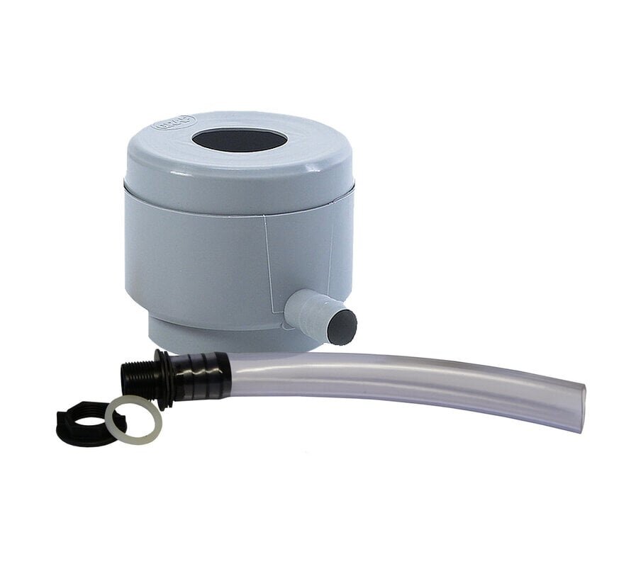 Regenton Vaso 220 liter - 2 in 1 + Plantenbak + Vulautomaat - Lichtgrijs