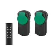 LumenXL Schakelset met afstandsbediening voor buiten - 2 adapters - 30 m bereik