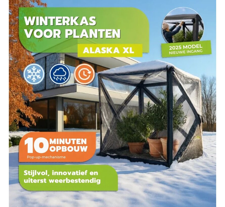 BioGreen Premium winter tent ALASKA XL - 200 x 200 x 230 cm