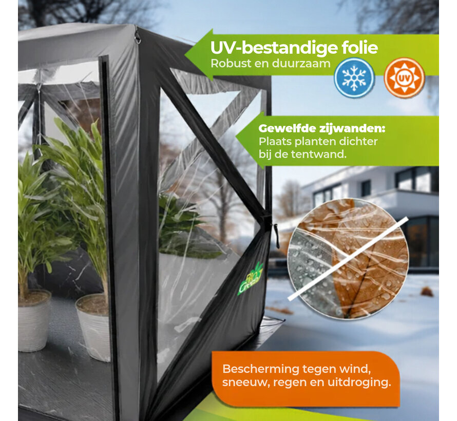 BioGreen Premium winter tent ALASKA XL - 200 x 200 x 230 cm