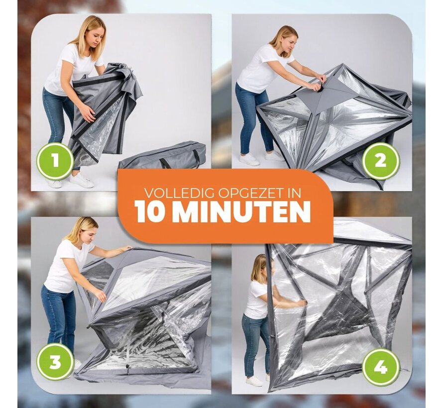 BioGreen Premium winter tent ALASKA XL - 200 x 200 x 230 cm