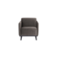 BePureHome Statement fauteuil met arm fluweel taupe