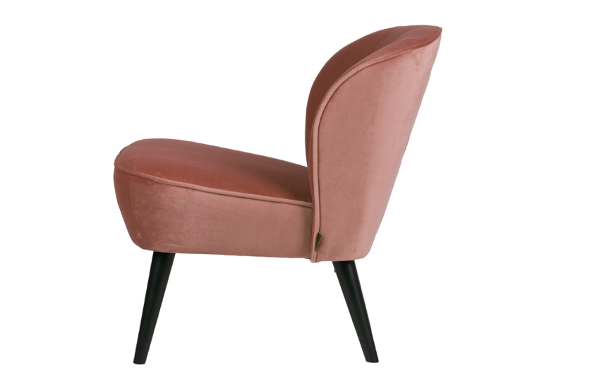 Super Sara fauteuil fluweel oud roze | V/S FURNITURE&MORE BM-23