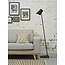 it's about RoMi Vloerlamp ijzer / rubber afwerking Cardiff, zwart