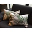 CLAUDI Kussen Fortunata 40 x 60 cm Olive