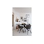 WOOOD Bruno eettafel mdf zwart ø120 cm