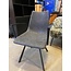 YLF Breccia stoel in PU leer vintage antraciet ( showroommodel)
