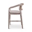 CASTLE LINE ELISA counterstoel teak grey, beige weving incl kussen grijs