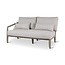 CASTLE LINE ANAIS zit links teak grey, beige weving incl kussenset beige