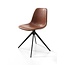 YLF Gabbro stoel in PU leer vintage swivel