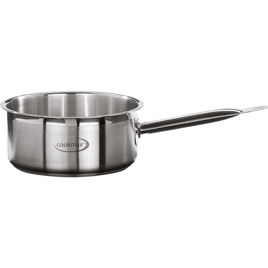 Stielkasserolle flach "Cookmax Professional" Ø 16 cm, H: 7 cm. Inhalt 1,4L