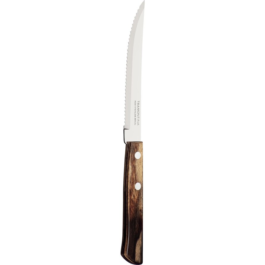 Steak-/Pizzabesteck "Churrasco" Messer L: 21cm braun