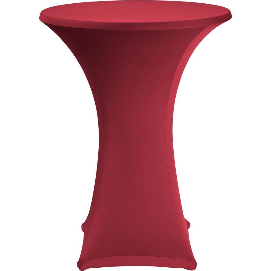 Stehtischbezug Ø 80 cm bordeaux