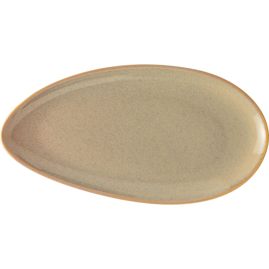 Porzellanserie „Vida" Platte flach oval 32cm